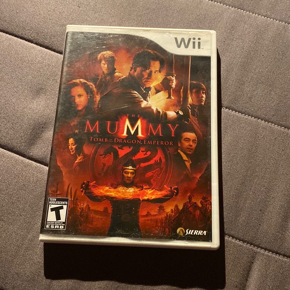 Wii Mummy tomb of the dragon emperor video game